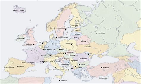 what is the westernmost capital city in europe|Extreme points of Europe .